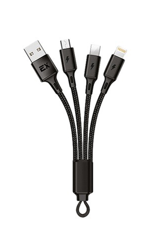 

Аксессуар Exployd Sonder USB - MicroUSB / Lightning / Type-C 0.2m EX-K-839, EX-K-839