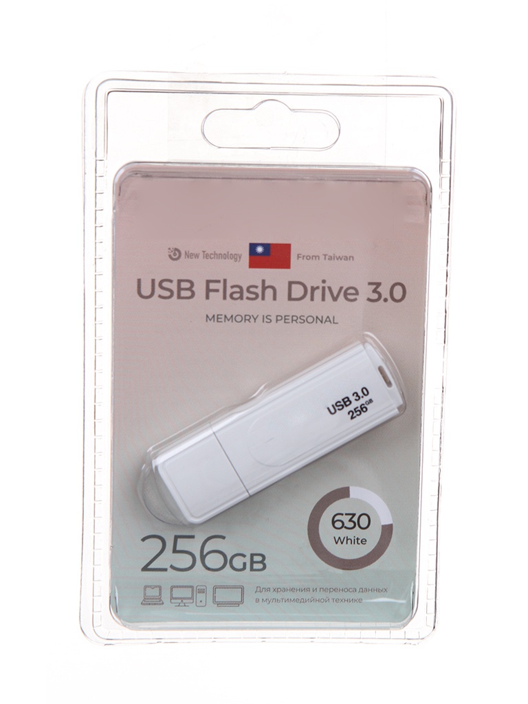 

USB Flash Drive 256Gb - Exployd 630 EX-256GB-630-White, 630