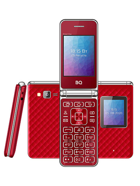 Сотовый телефон BQ 2446 Dream Duo Red