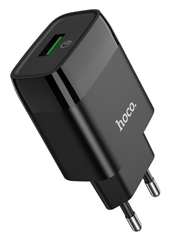 Зарядное устройство Hoco C72Q QC 3.0 Black портативное зу hoco