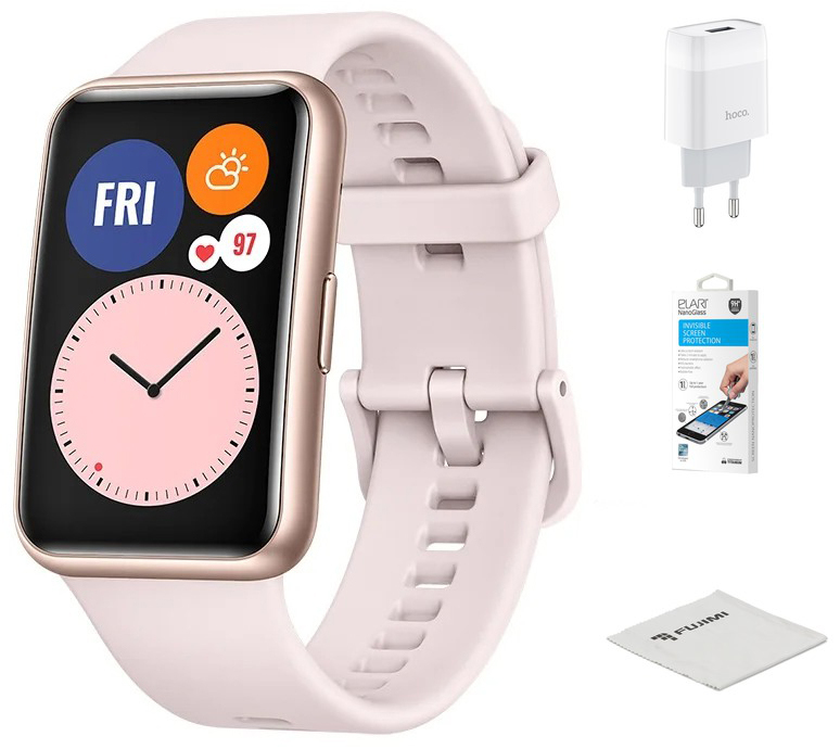 Zakazat.ru: Умные часы Huawei Watch Fit TIA-B09 Sakura Pink 55025872 Выгодный набор + серт. 200Р!!!