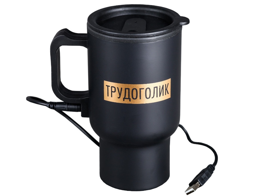 фото Термокружка командор трудоголик 450ml usb 4503236