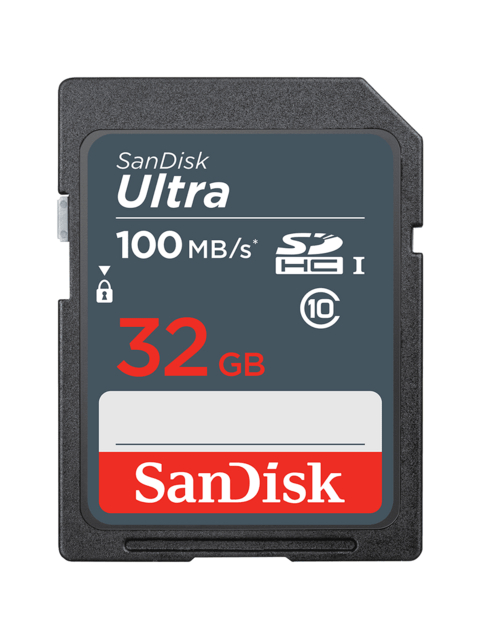 Карта памяти 32Gb - SanDisk Ultra SDHC Class 10 UHS-I SDSDUNR-032G-GN3IN флешка sandisk ultra shift 32 гб sdcz410 032g g46