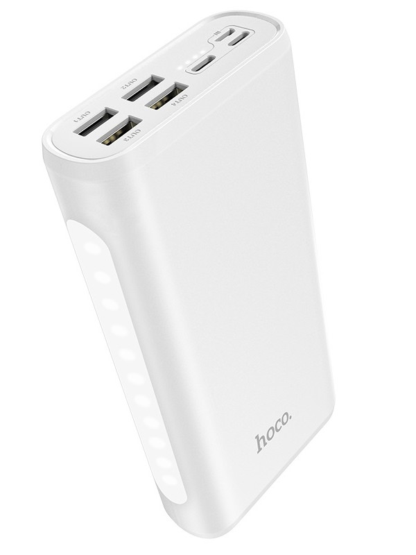 фото Внешний аккумулятор hoco power bank j60 snowflake 30000mah white