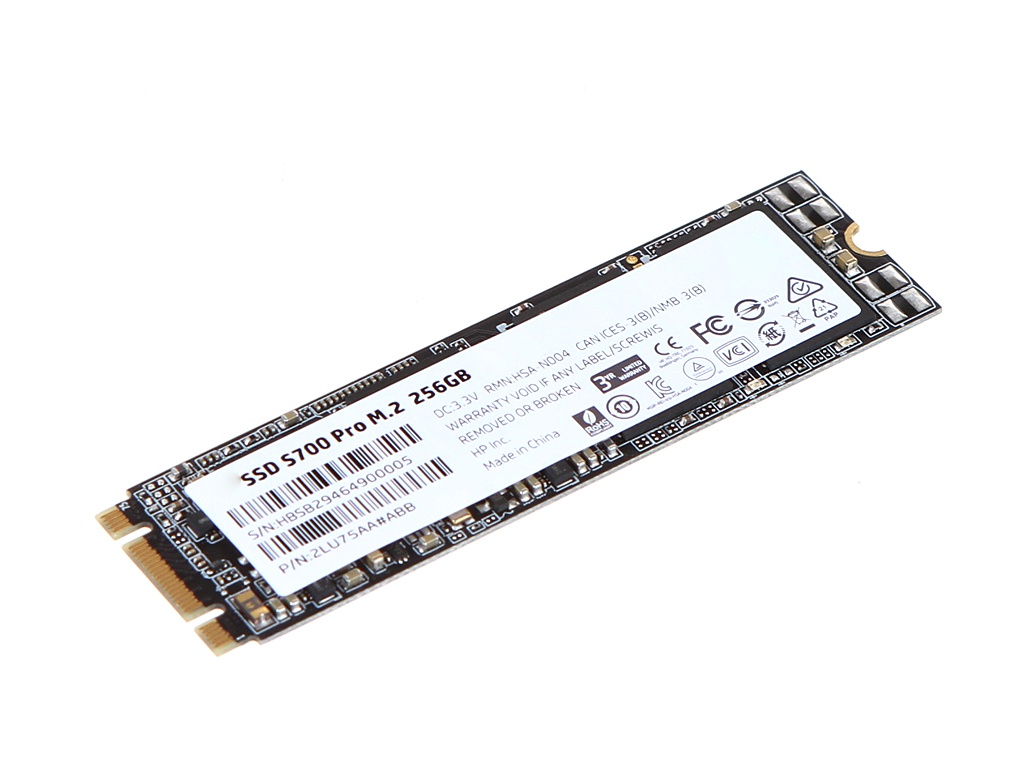 фото Твердотельный накопитель hp s700 pro 256gb 2lu75aa#abb hp (hewlett packard)