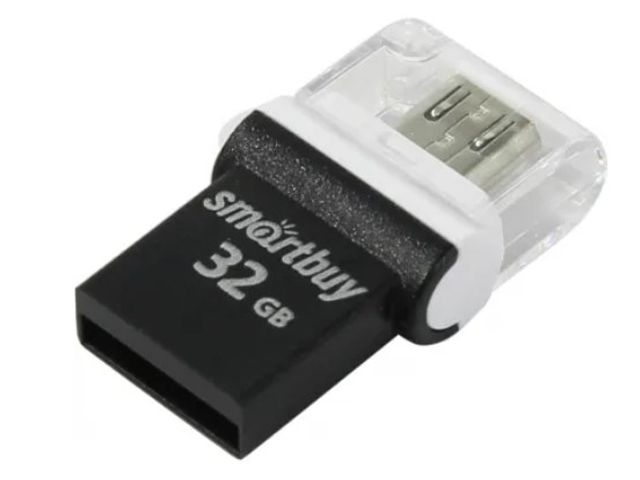 Zakazat.ru: USB Flash Drive 32Gb - SmartBuy Poko OTG SB32GBPO-K