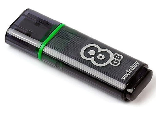 USB Flash Drive 8Gb - SmartBuy Glossy SB8GBGS-DG usb flash drive 8gb smartbuy glossy green sb8gbgs g