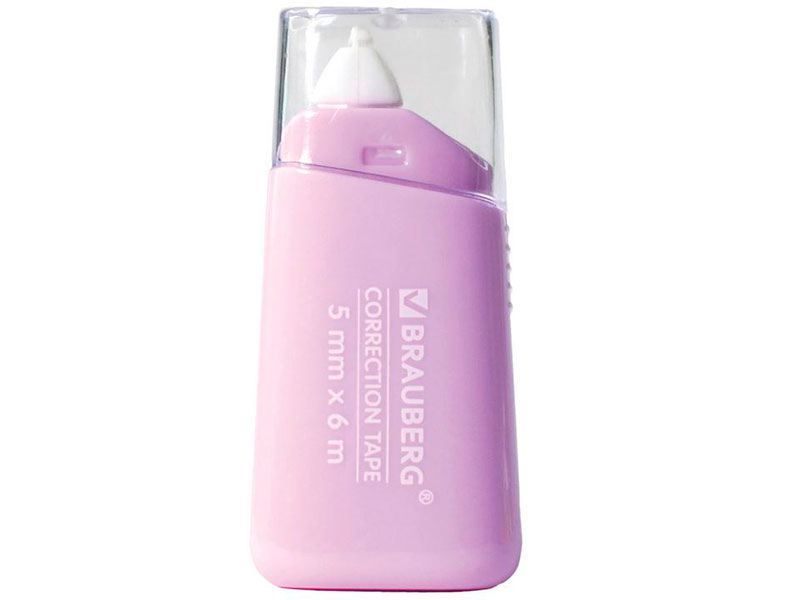 

Корректирующая лента Brauberg Compact Pastel 5mm x 6m 229066, Compact Pastel 229066