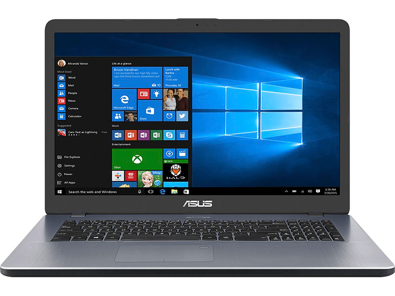 

Ноутбук ASUS VivoBook 17 M705BA-BX113 90NB0PT2-M01740 (AMD A4-9125 2.3GHz/8192Mb/256Gb SSD/No ODD/AMD Radeon Graphics/Wi-Fi/17.3/1600x900/No OS), M705BA-BX113