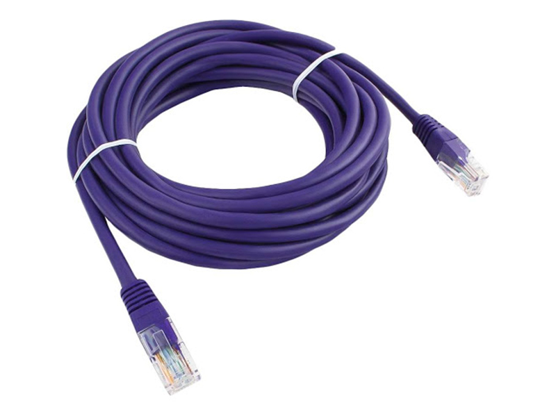 фото Сетевой кабель bion utp cat.5e cca 5m purple bcl-pp12-5m/v