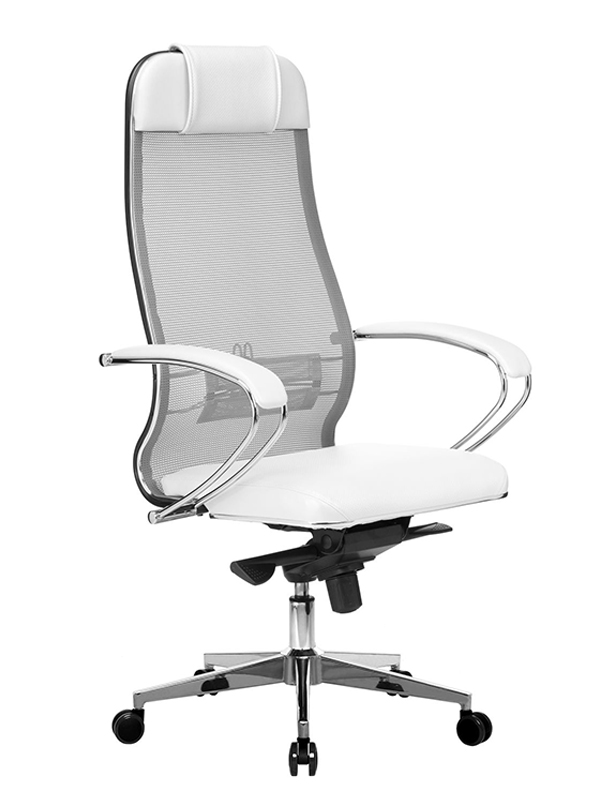 фото Компьютерное кресло метта samurai comfort-1.01 white