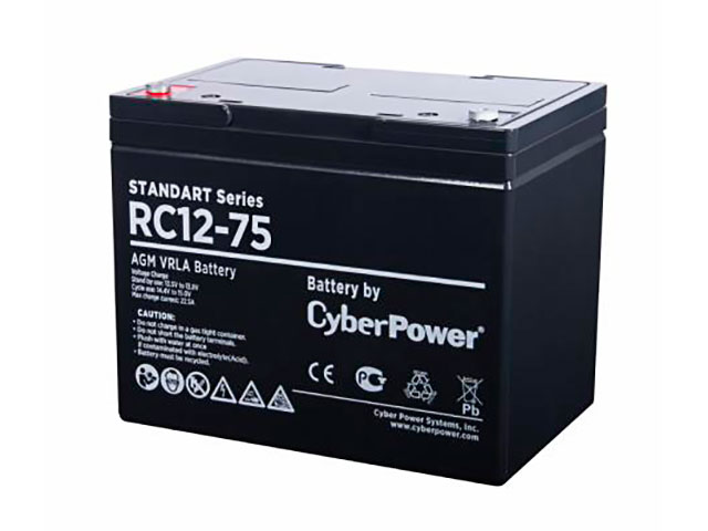 фото Аккумулятор для ибп cyberpower rc 12-75 12v 75ah