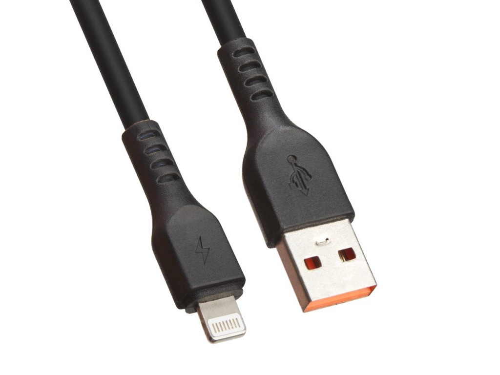 

Аксессуар Liberty Project USB - Lightning Extra TPE 1m Black 0L-00044197, 0L-00044197