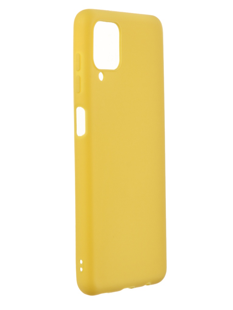 фото Чехол zibelino для samsung galaxy a12 a125 soft matte yellow zsm-sam-a12-yel