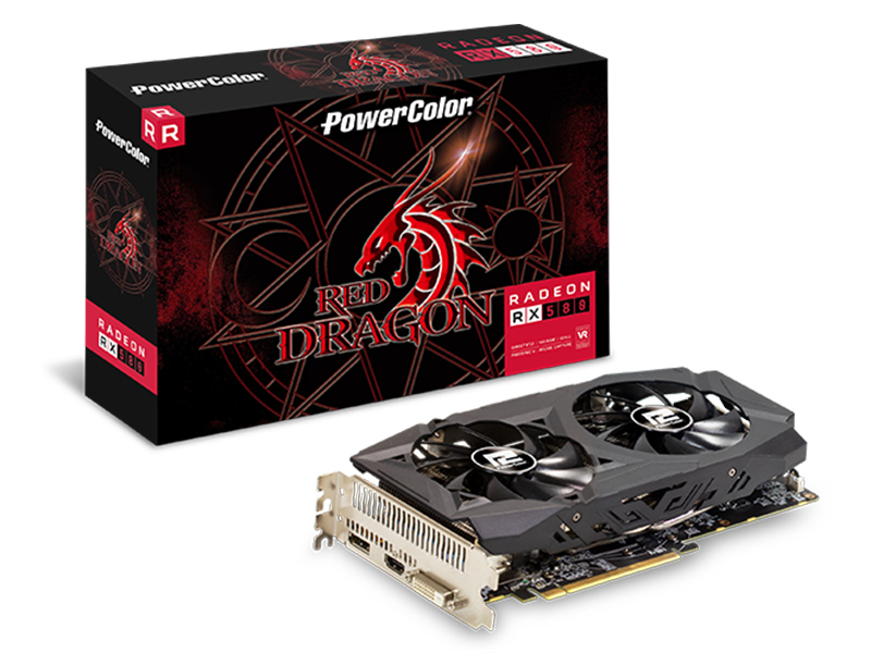 фото Видеокарта powercolor amd radeon rx 580 1350mhz pci-e 4.0 8192mb 14000mhz 256 bit 3xdp hdmi axrx 580 8gbd5-dhdv2/oc выгодный набор + серт. 200р!!!