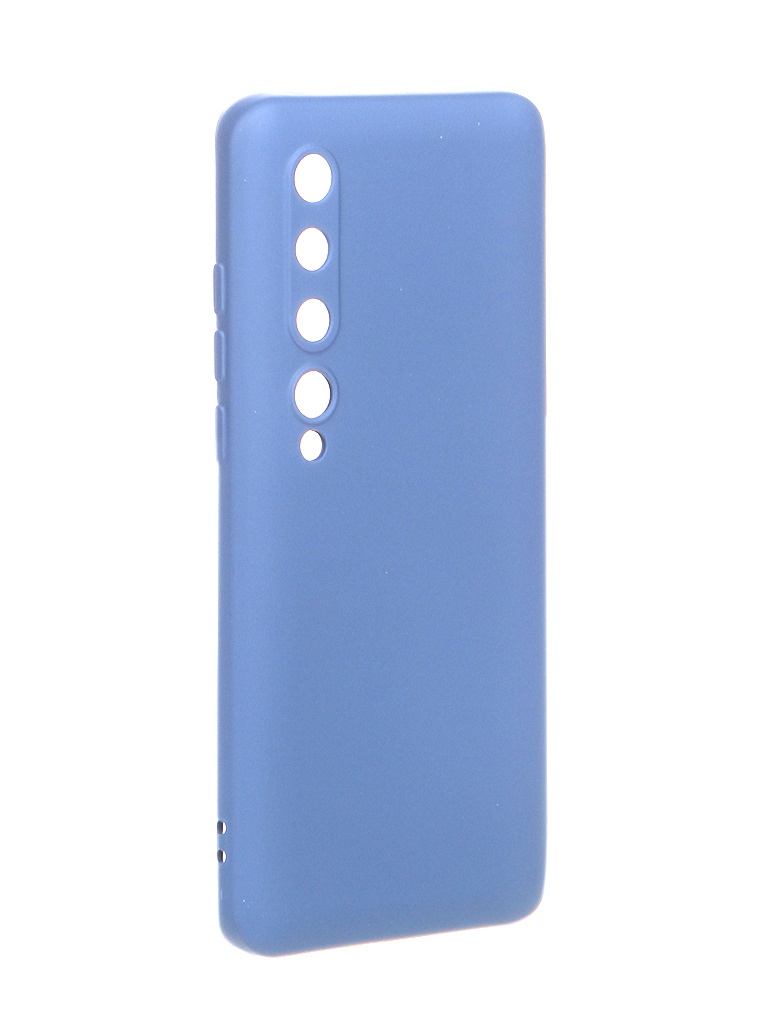 фото Чехол krutoff для xiaomi mi 10 silicone case blue 12458
