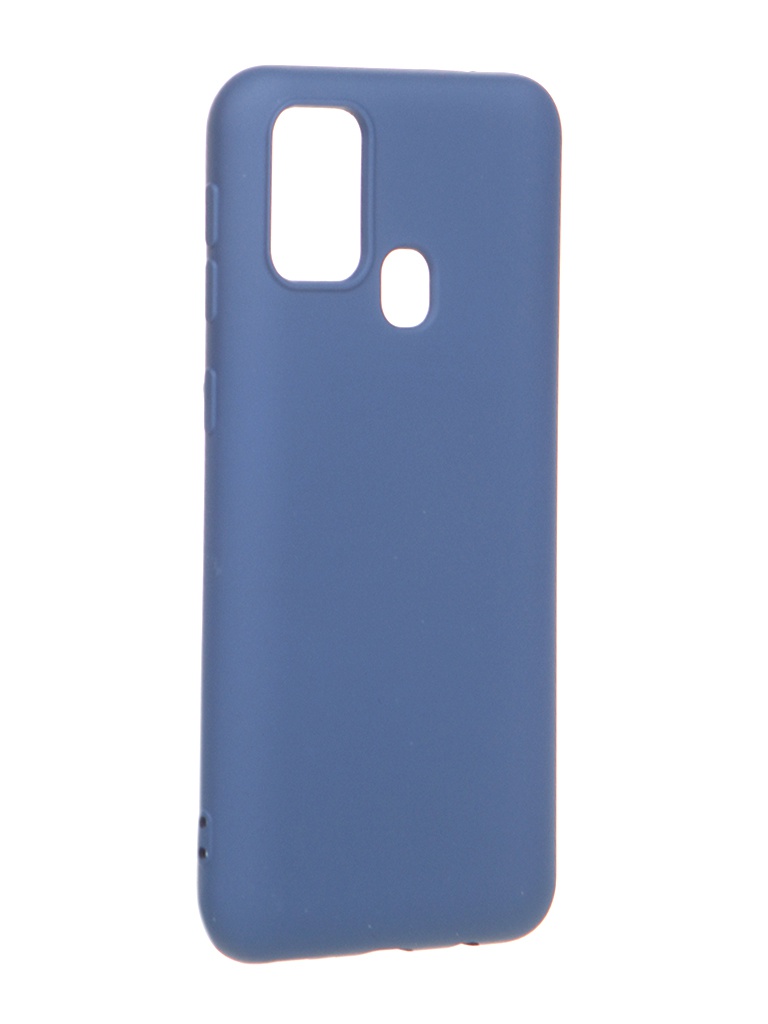 Zakazat.ru: Чехол Krutoff для Samsung Galaxy M31 M315 Silicone Blue 12443