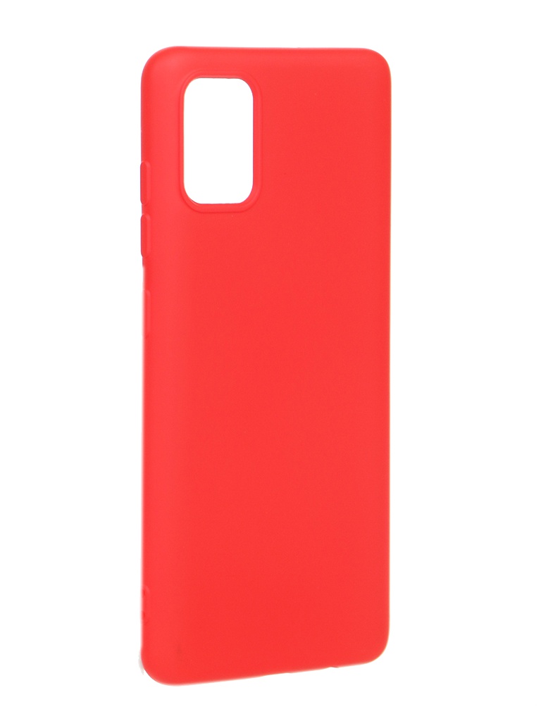 фото Чехол krutoff для samsung galaxy a51 a515 silicone red 12440