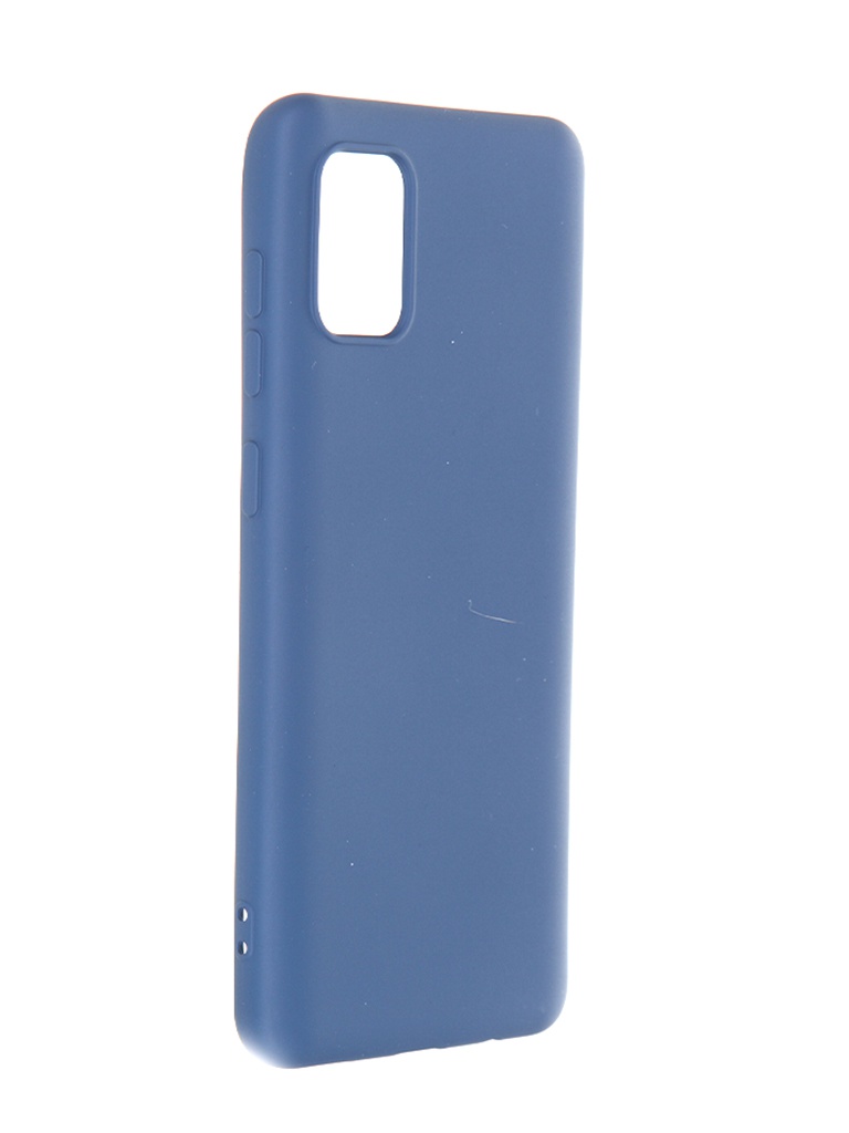 фото Чехол krutoff для samsung galaxy a31 a315 silicone case blue 12405