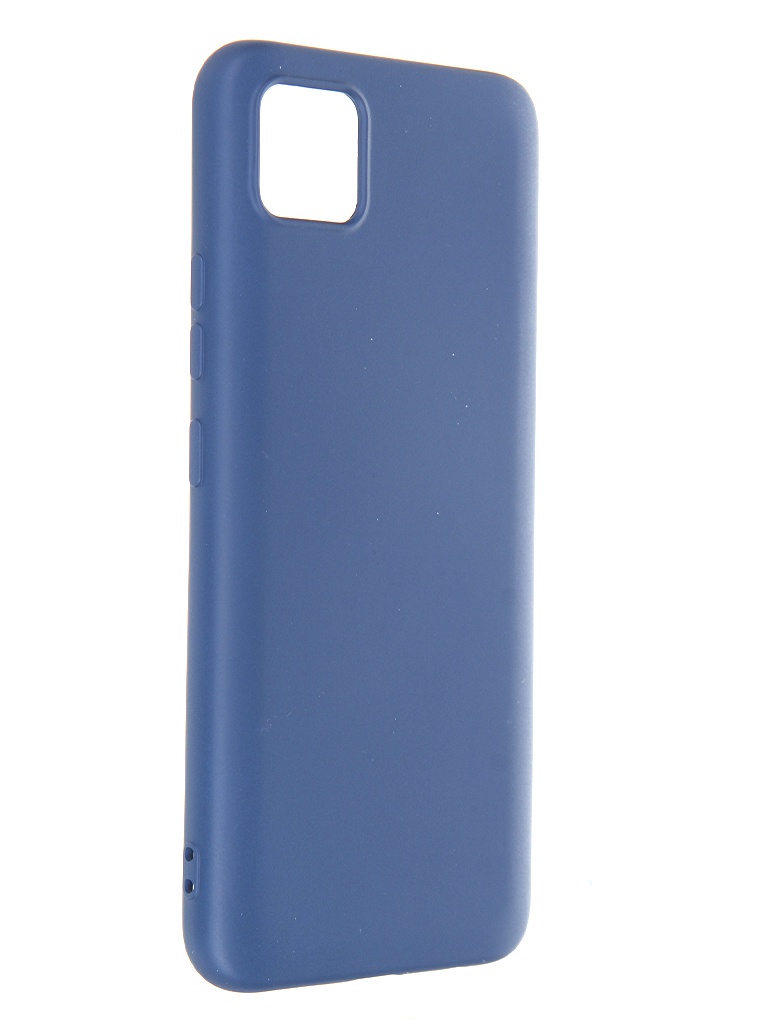 фото Чехол krutoff для realme c11 silicone case blue 12395