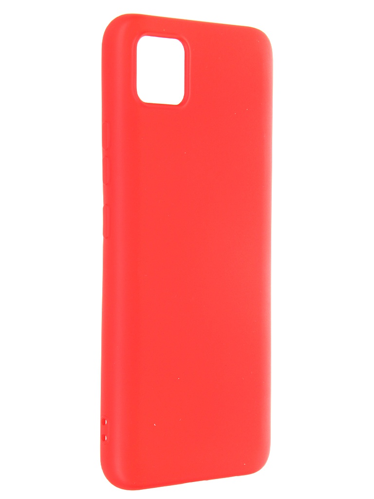 фото Чехол krutoff для realme c11 silicone case red 12393