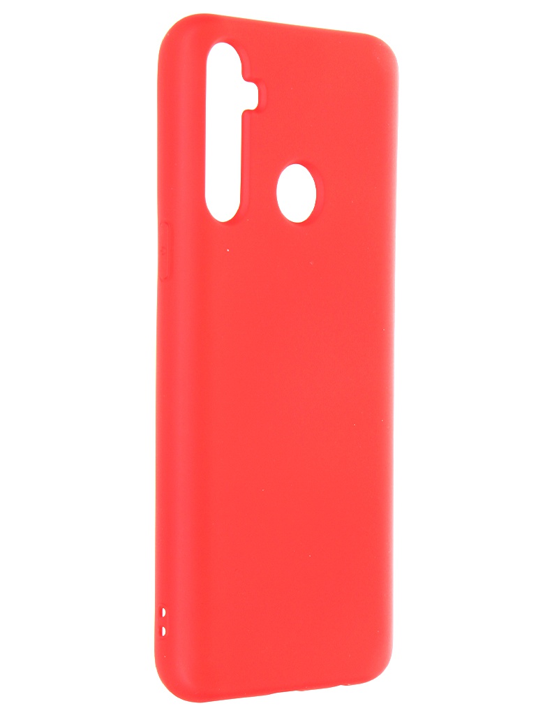 Чехол Krutoff для Realme 6i Silicone Red 12385