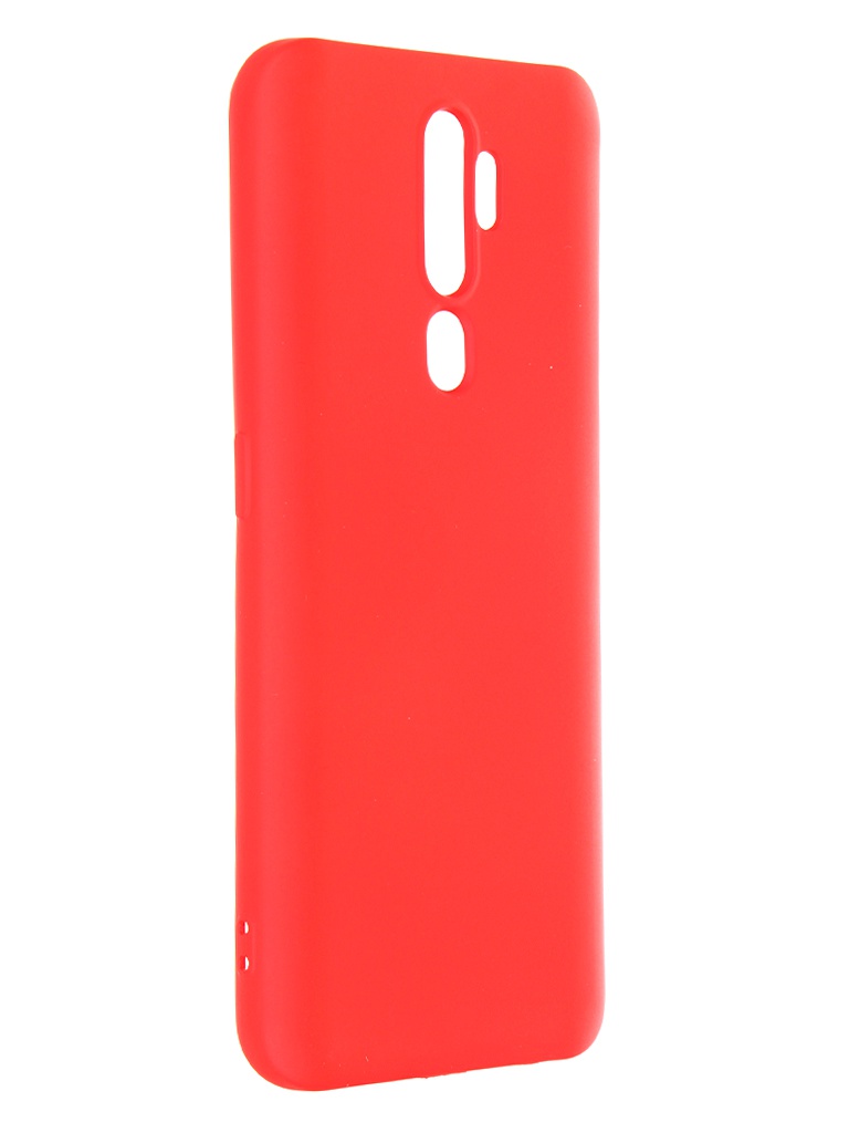 Чехол Krutoff для Oppo A5 2020 / A9 2020 Silicone Red 12367
