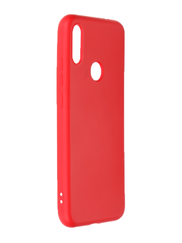 фото Чехол krutoff для xiaomi redmi note 7 silicone case red 12517