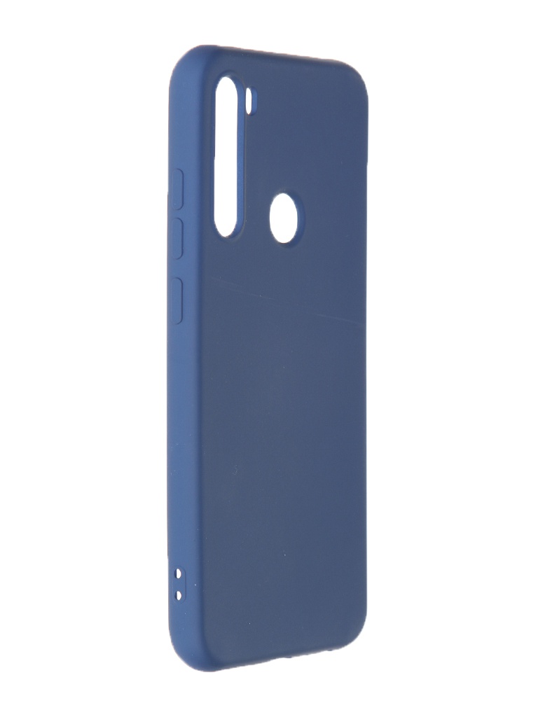 фото Чехол krutoff для xiaomi redmi note 8 silicone case blue 12521