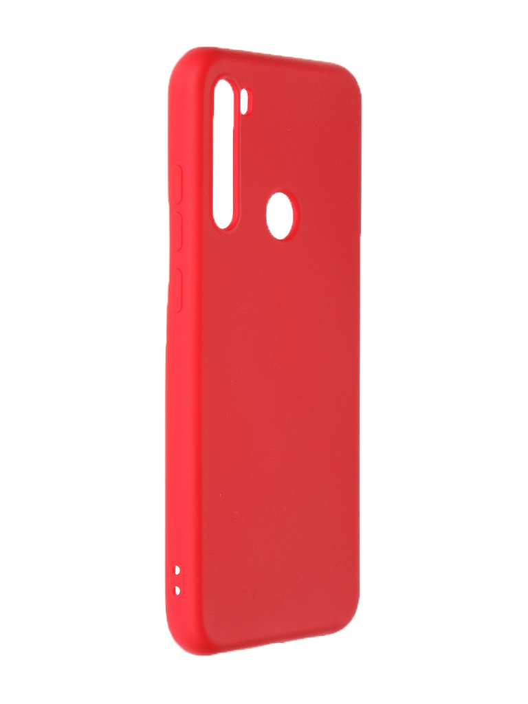 фото Чехол krutoff для xiaomi redmi note 8t silicone case red 12523