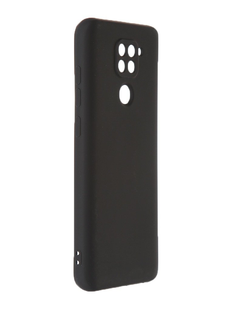 Чехол Krutoff для Xiaomi Redmi Note 9 Silicone Black 12295