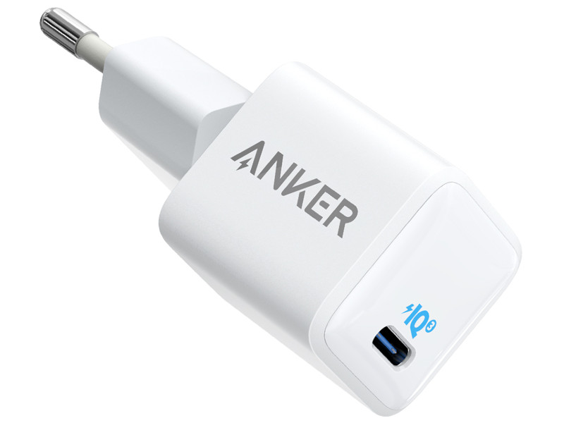 Зарядное устройство Anker PowerPort III Nano 20W USB Type-C White A2633G22 зарядное устройство anker powerport iii 20w cube b2b europe white a2149g21