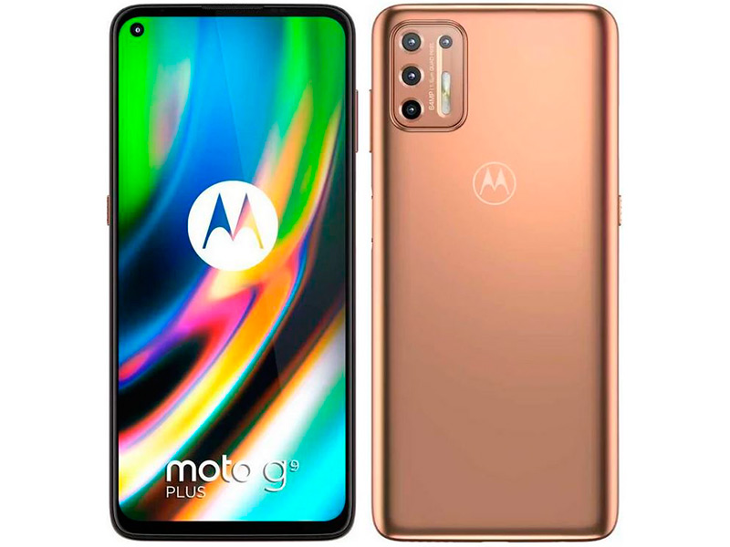 Zakazat.ru: Сотовый телефон Motorola Moto G9 Plus XT2087-2 4/128Gb Gold