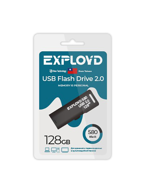 Zakazat.ru: USB Flash Drive 128Gb - Exployd 580 EX-128GB-580-Black
