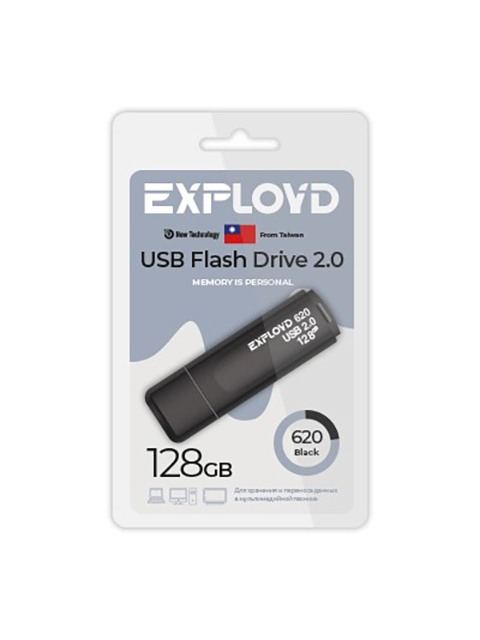 фото Usb flash drive 128gb - exployd 620 ex-128gb-620-black