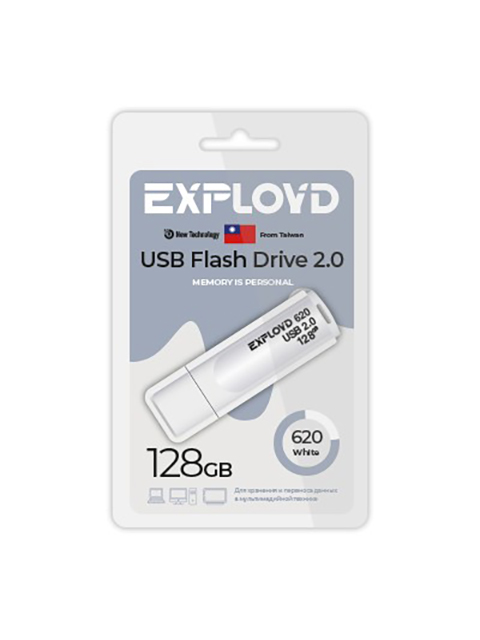 Zakazat.ru: USB Flash Drive 128Gb - Exployd 620 EX-128GB-620-White