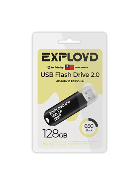 Zakazat.ru: USB Flash Drive 128Gb - Exployd 650 EX-128GB-650-Black