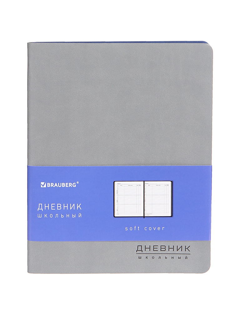 

Дневник школьный для 1-11 класса Brauberg Original 48 листов Grey 105966, Original