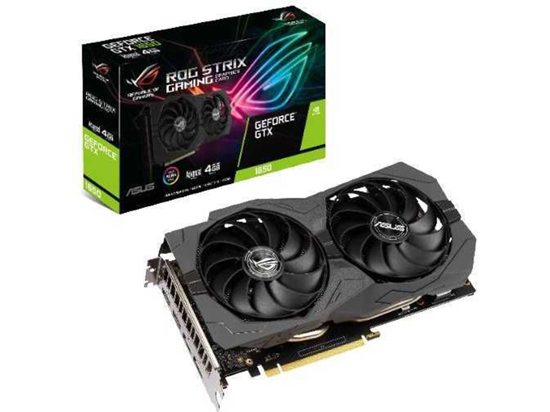 

Видеокарта ASUS Rog Strix GeForce GTX 1650 Gaming 1410Mhz PCI-E 3.0 4096Mb 12000Mhz 128 bit 2xHDMI 2xDP ROG-STRIX-GTX1650-A4GD6-GAMING, ROG-STRIX-GTX1650-A4GD6-GAMING