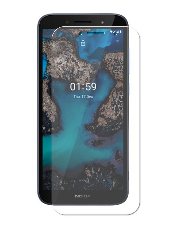 

Гибридное защитное стекло Red Line для Nokia C1 Plus DS УТ000024469, Nokia C1 Plus DS