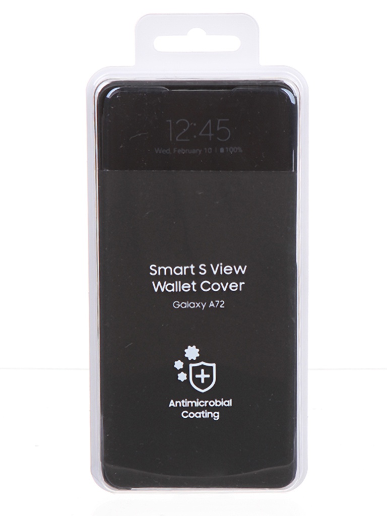 Zakazat.ru: Чехол-книжка для Samsung Galaxy A72 Smart S View Wallet Cover Black EF-EA725PBEGRU