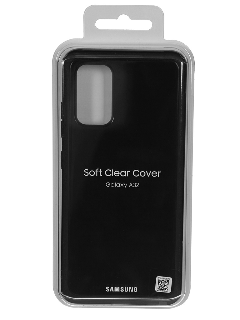 Zakazat.ru: Чехол-накладка для Samsung Galaxy A32 Soft Clear Cover Black EF-QA325TBEGRU