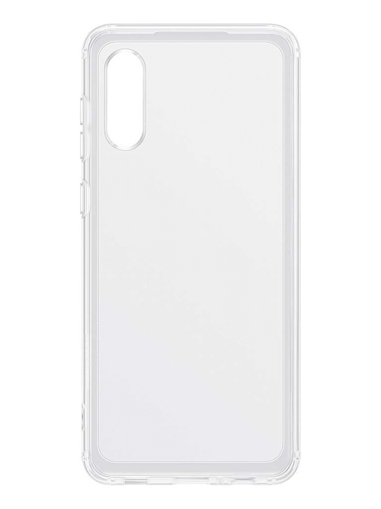 Zakazat.ru: Чехол-накладка для Samsung Galaxy A02 Soft Clear Cover Transparent EF-QA022TTEGRU