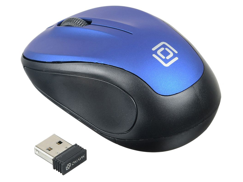 

Мышь Oklick 665MW USB Black-Blue, 665MW