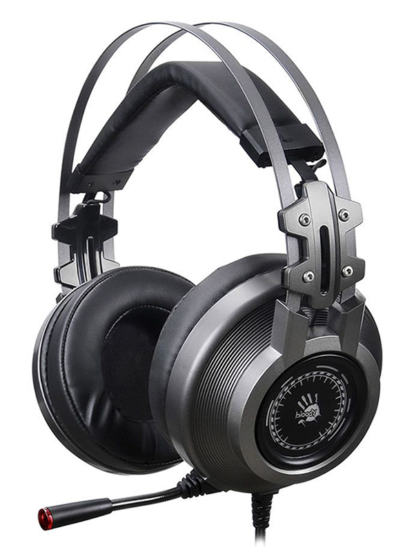 Наушники A4Tech Bloody J527 Grey игровые наушники a4tech j527 stereo headphone usb