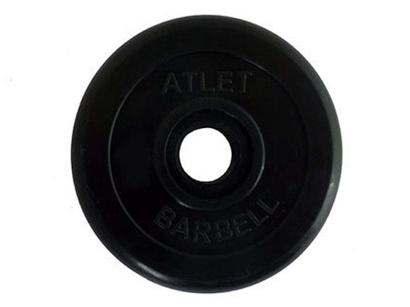 фото Диск обрезиненный atlet mb d-26 2.5kg 28260625