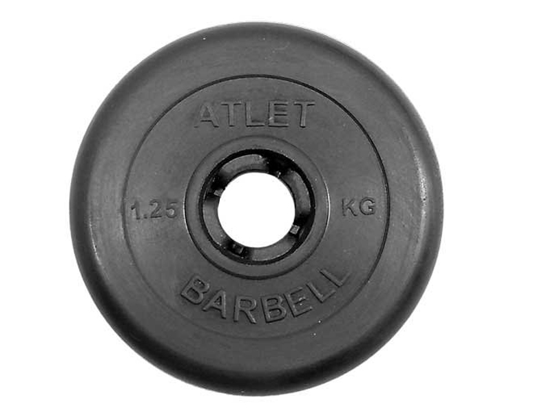 фото Диск обрезиненный atlet mb d-31 1.25kg 28266402