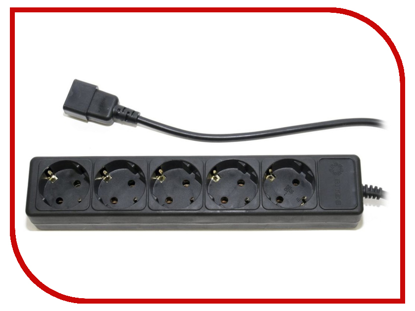 

Сетевой фильтр 5bites 5 Sockets 1m Black SP5-B-10U