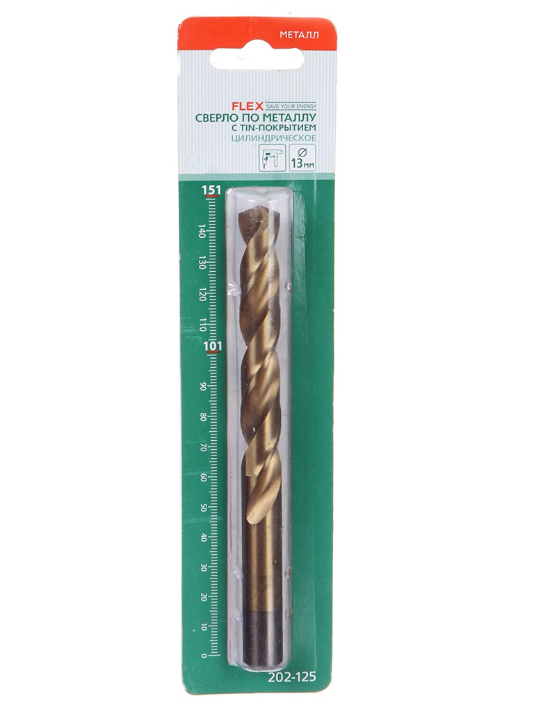 

Сверло Hammer Flex 202-125 DR MT по металлу 13x151/101mm 30810, Flex 202-125 DR MT
