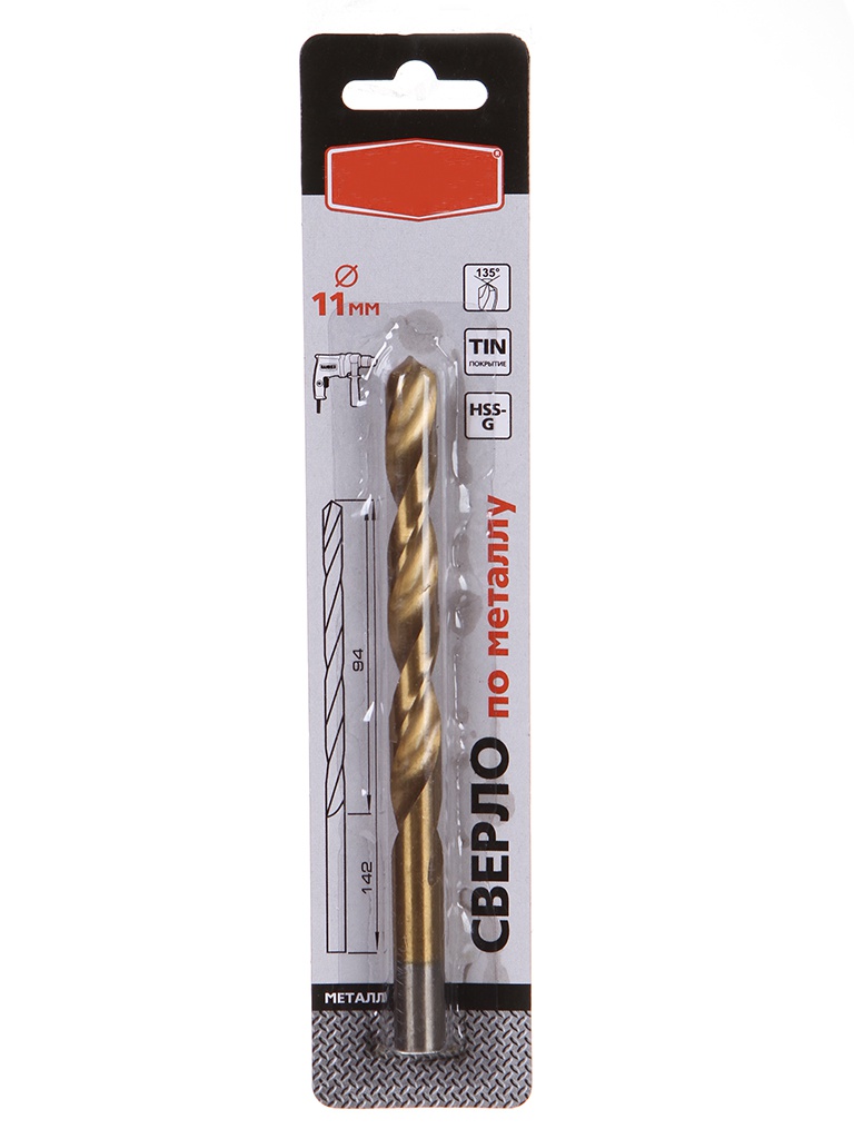 

Сверло Hammer Flex 202-123 DR MT по металлу 11x142/94mm 30808, Flex 202-123 DR MT